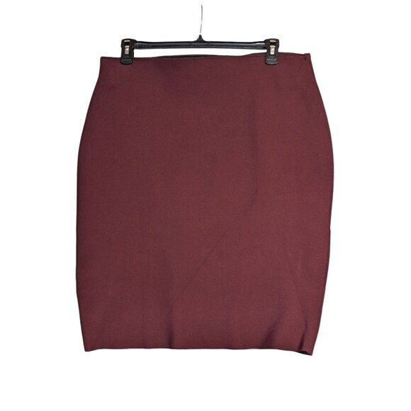 Haute Monde 2XL Burgundy Bandage Skirt Pencil Stretchy - Picture 2 of 7